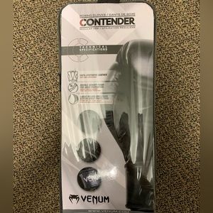 Black 14oz boxing gloves